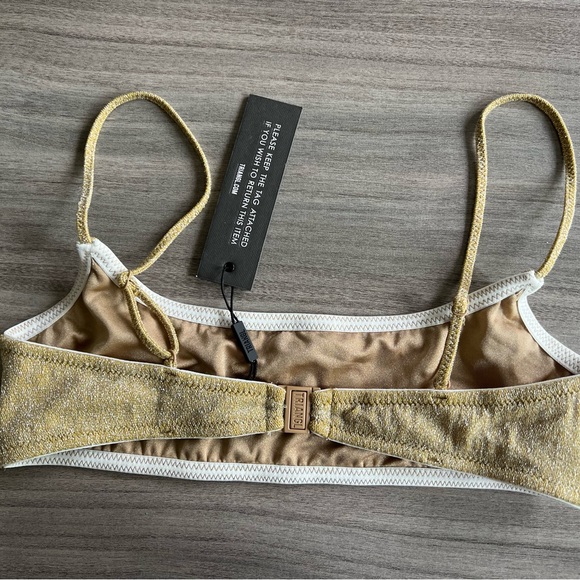 Triangl gold sparkle top - Picture 3 of 4